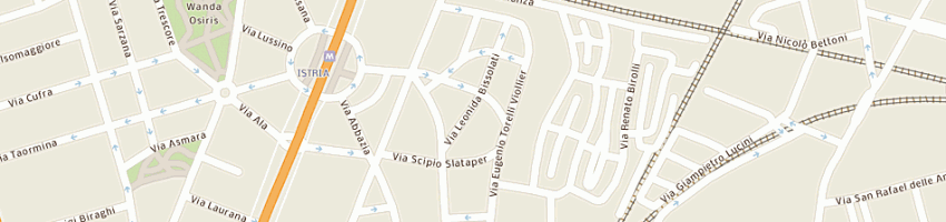 Mappa della impresa italdidra srl a MILANO