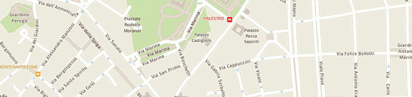 Mappa della impresa caffe' al campiello srl a MILANO