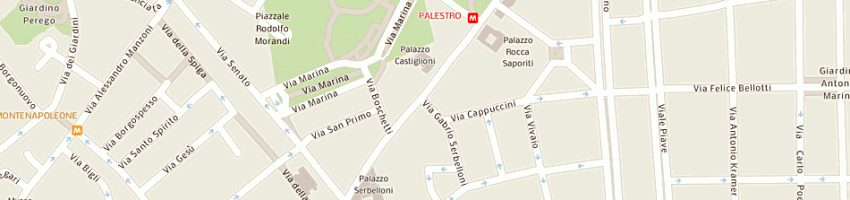Mappa della impresa condominio serbelloni 9 a MILANO