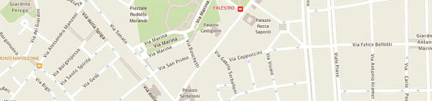 Mappa della impresa fcs e c srl a MILANO
