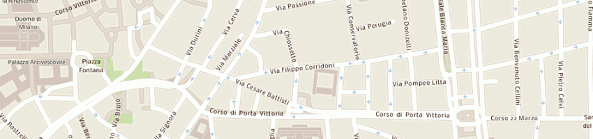 Mappa della impresa cagnes sergio a MILANO