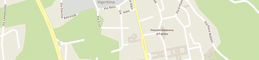 Mappa della impresa arti grafiche passoni (srl) a MILANO