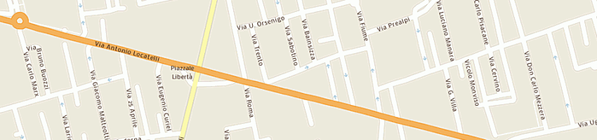 Mappa della impresa seregni giancarlo di fabio seregni a NOVA MILANESE
