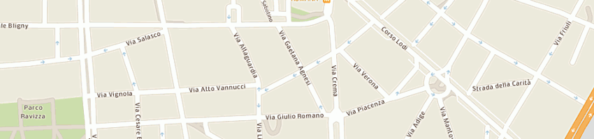 Mappa della impresa plink self service sas a MILANO