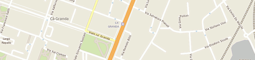 Mappa della impresa mi auto srl a MILANO