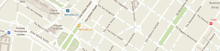 Mappa della impresa finint srl a MILANO