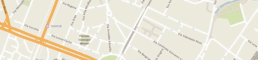 Mappa della impresa talea srl a MILANO