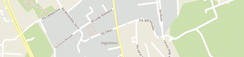 Mappa della impresa credito emiliano (spa) a MILANO