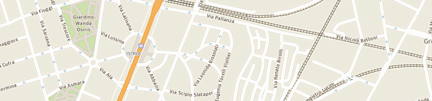 Mappa della impresa galvagni mario a MILANO