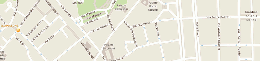 Mappa della impresa athena consulenza direzionale srl a MILANO