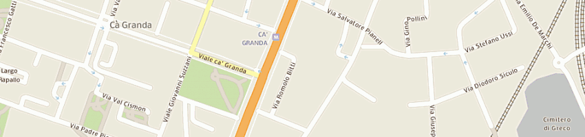 Mappa della impresa imtimax snc a MILANO