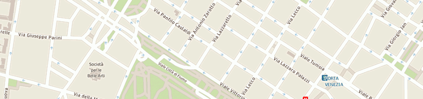 Mappa della impresa albergo brianza a MILANO