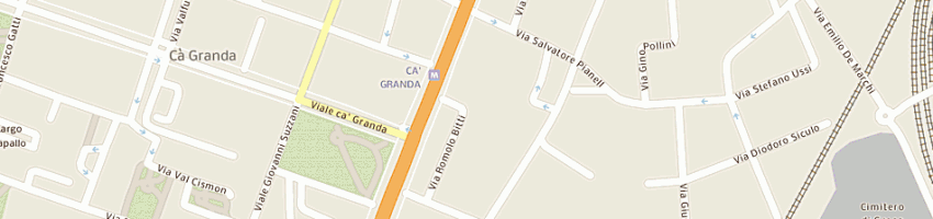 Mappa della impresa pg services sas di giorgio paolo e c a MILANO