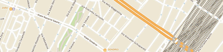 Mappa della impresa villa adriana a MILANO