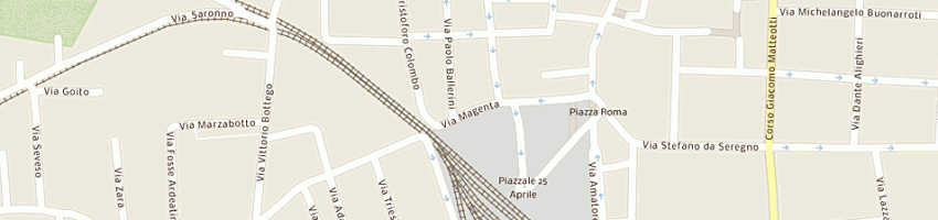 Mappa della impresa cd di ceravolo domenico a SEREGNO