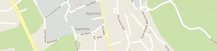 Mappa della impresa studio oculistico vincieye srl a MILANO