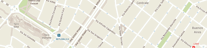 Mappa della impresa leone russo automobili srl a MILANO