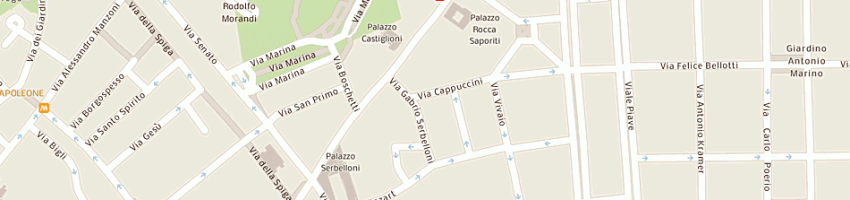 Mappa della impresa invernizzi carlo a MILANO