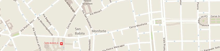 Mappa della impresa prefettura di milano a MILANO