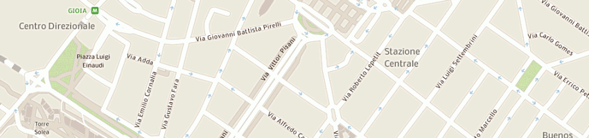 Mappa della impresa manuli packaging spa a MILANO