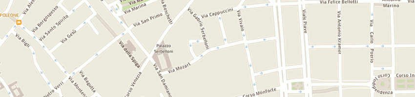 Mappa della impresa investigazioni e informazioni falco srl a MILANO