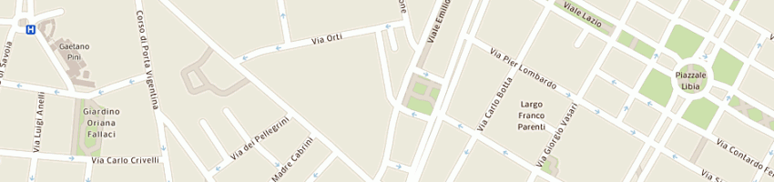 Mappa della impresa dogma studio srl a MILANO