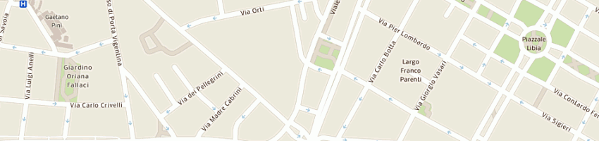 Mappa della impresa antares a MILANO