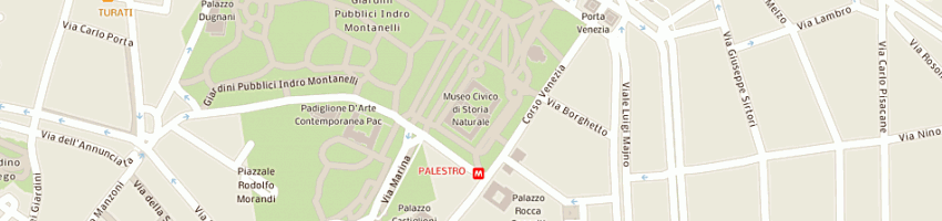 Mappa della impresa associazione didattica museale a MILANO