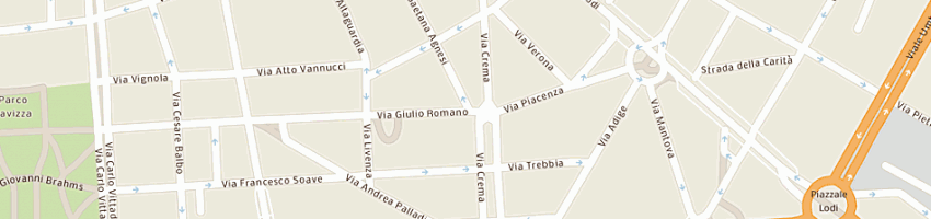 Mappa della impresa albertoni sem roberto a MILANO