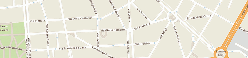 Mappa della impresa simone paolo alberto a MILANO