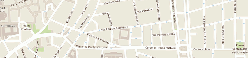 Mappa della impresa scuole pubbliche licei scientifici leonardo da vinci segreteria a MILANO