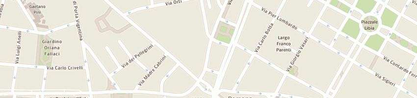 Mappa della impresa dott amar sas di vittorio amar e c a MILANO