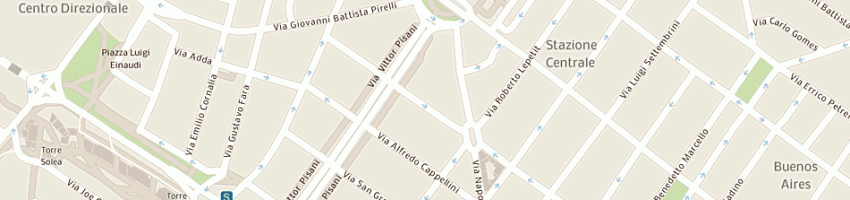 Mappa della impresa svm service srl a MILANO