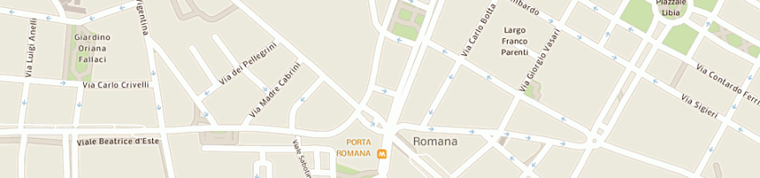 Mappa della impresa sl srl a MILANO