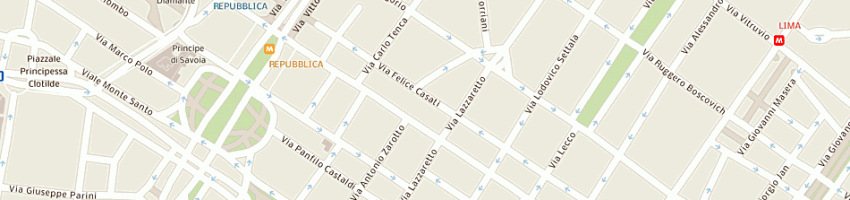 Mappa della impresa stefania diffusione di gbiondo e c (sas) a MILANO