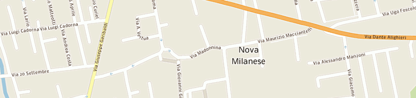Mappa della impresa sogni di valentina di tono susanna a NOVA MILANESE