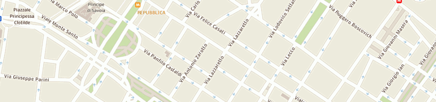Mappa della impresa eurema hro srl a MILANO