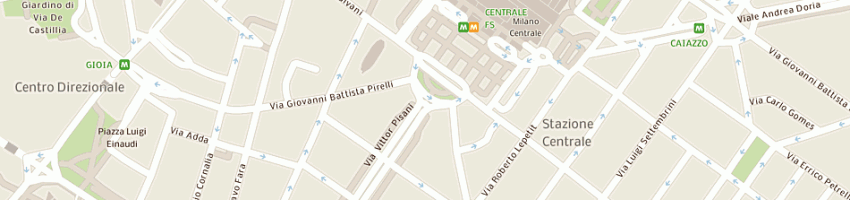 Mappa della impresa takionic europe inc a MILANO