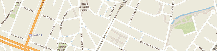 Mappa della impresa ufficio tecnico sas di francesco variato e c a MILANO