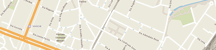 Mappa della impresa poste italiane a MILANO