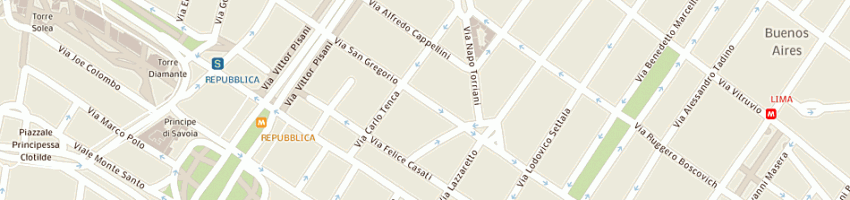 Mappa della impresa fashoff srl a MILANO