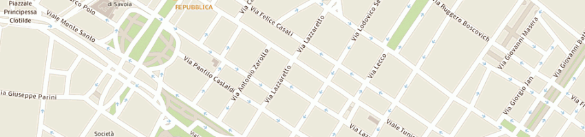 Mappa della impresa mosele sas di mosele walter e c a MILANO