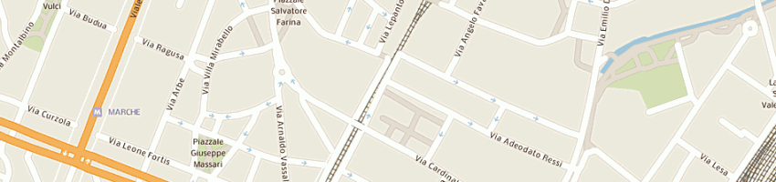 Mappa della impresa mambretti ernesto a MILANO