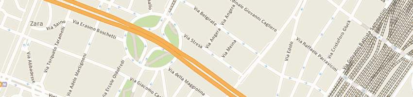 Mappa della impresa somefi spa a MILANO