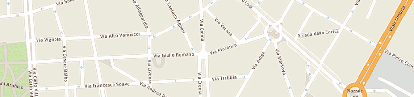 Mappa della impresa lucky computer srl a MILANO