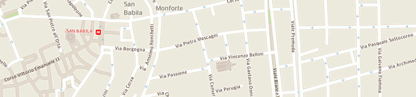 Mappa della impresa twin srl a MILANO