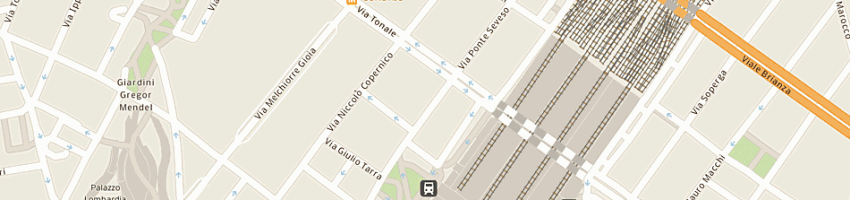 Mappa della impresa hotel monopole de la gare srl a MILANO