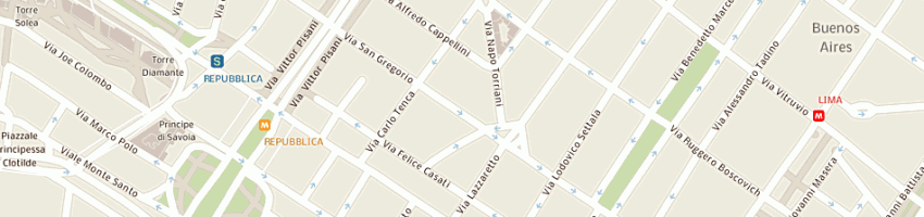 Mappa della impresa daniel e mayer (srl) a MILANO