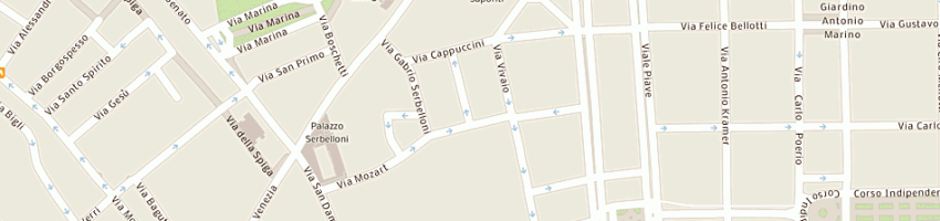 Mappa della impresa pelanda fabrizio a MILANO
