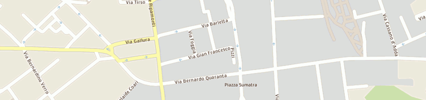 Mappa della impresa gomboli mario a MILANO